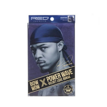 RED by Kiss Bow Wow X Power Wave Velvet Luxe Durag – Purple HDURPW08 - ANNS BEAUTY SUPPLY